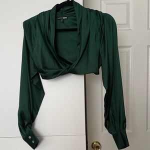 Fashion Nova Deep Green set